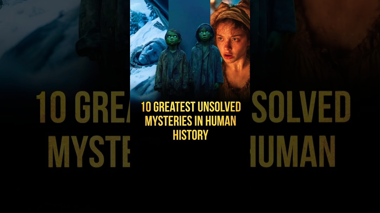 "10 Creepiest Unsolved Mysteries in Human History 👽🕵️♂️ #shorts #viral