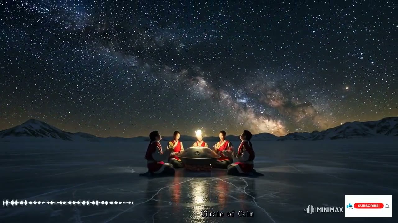 Gentle Handpan Harmonies Blended With Healing Frequencies For Profound Meditation And Restful Sleep