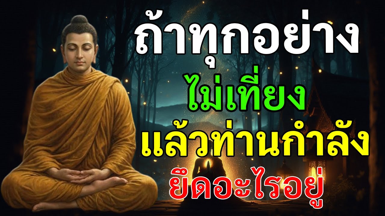 ถ้าทุกอย่างไม่เที่ยง แล้วท่านกำลัง “ยึดอะไรอยู่