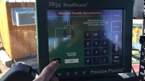 How to set up a field boundary.