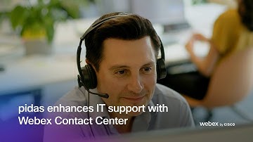 pidas enhances IT support with Webex Contact Center