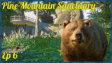 Himalayan Brown Bear Enclosure  | Pine Mountain Sanctuary | Planet Zoo Speed Build