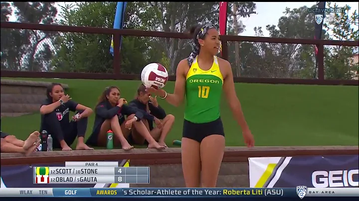 Oregon vs Utah - Pac 12 Women's Beach Volleyball C...