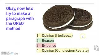Persuasive Writing OREO
