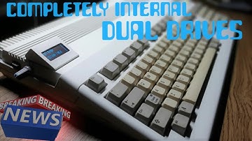 Amiga 500 Completely internal dual drive. Gotek n Floppy