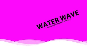 wave pure css - Water Wave Effect using HTML and CSS | Tutorials Design