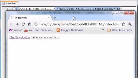 XHTML and CSS Tutorial - 25 - Styling Links