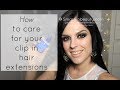 Clip In Hair Extensions 101 - How to Wash, Dye, Store & Stop Shedding / Dirty Looks Extensions