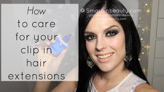 Clip In Hair Extensions 101 - How to Wash, Dye, Store & Stop Shedding / Dirty Looks Extensions