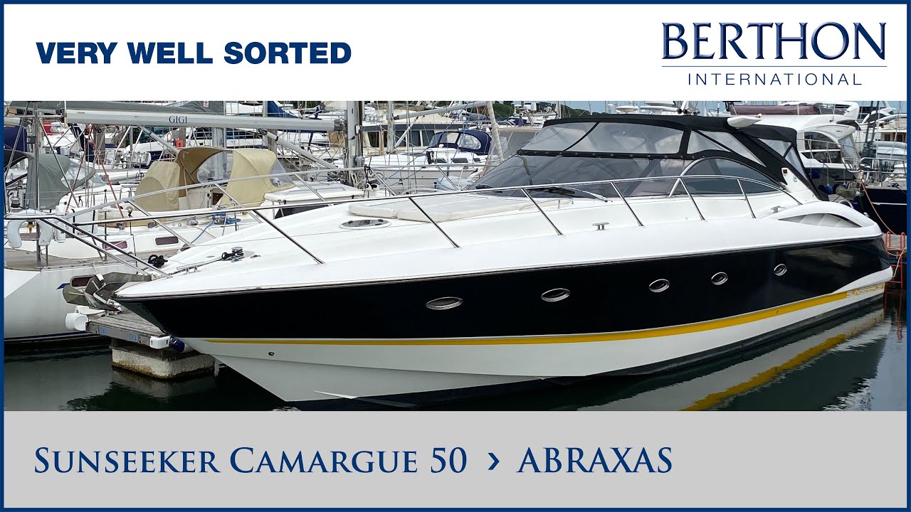 [OFF MARKET] Sunseeker Camargue 50 (ABRAXAS), with Hugh Rayner - Yacht for Sale - Berthon Int.