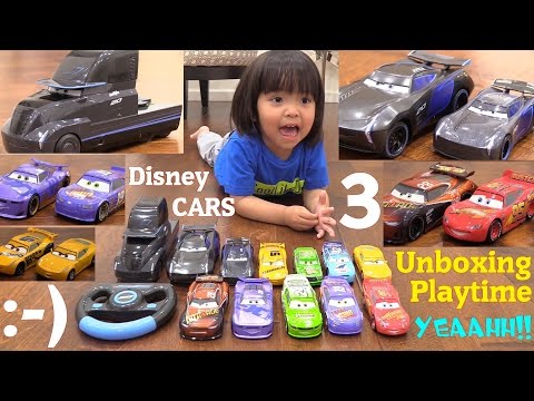 Disney CARS 3 Diecast Cars and Truck. Jackson Storm 2.0 RC TOY Car. Learn How to Count