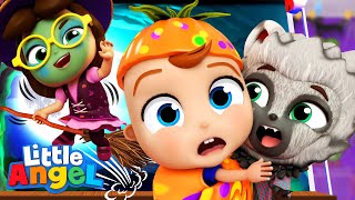 Halloween At School | Little Angel Kids Songs \& Nursery Rhymes