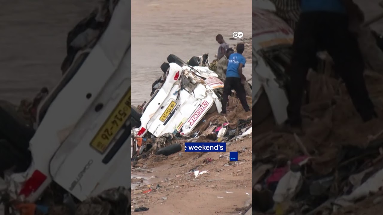 Heavy rains hit Ghana's capital Accra | DW News