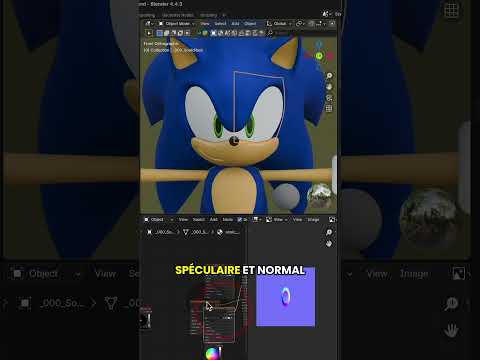J’analyse la 3D de sonic ! #3d #blender