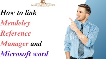 How to link Mendeley Reference Manager and Microsoft word