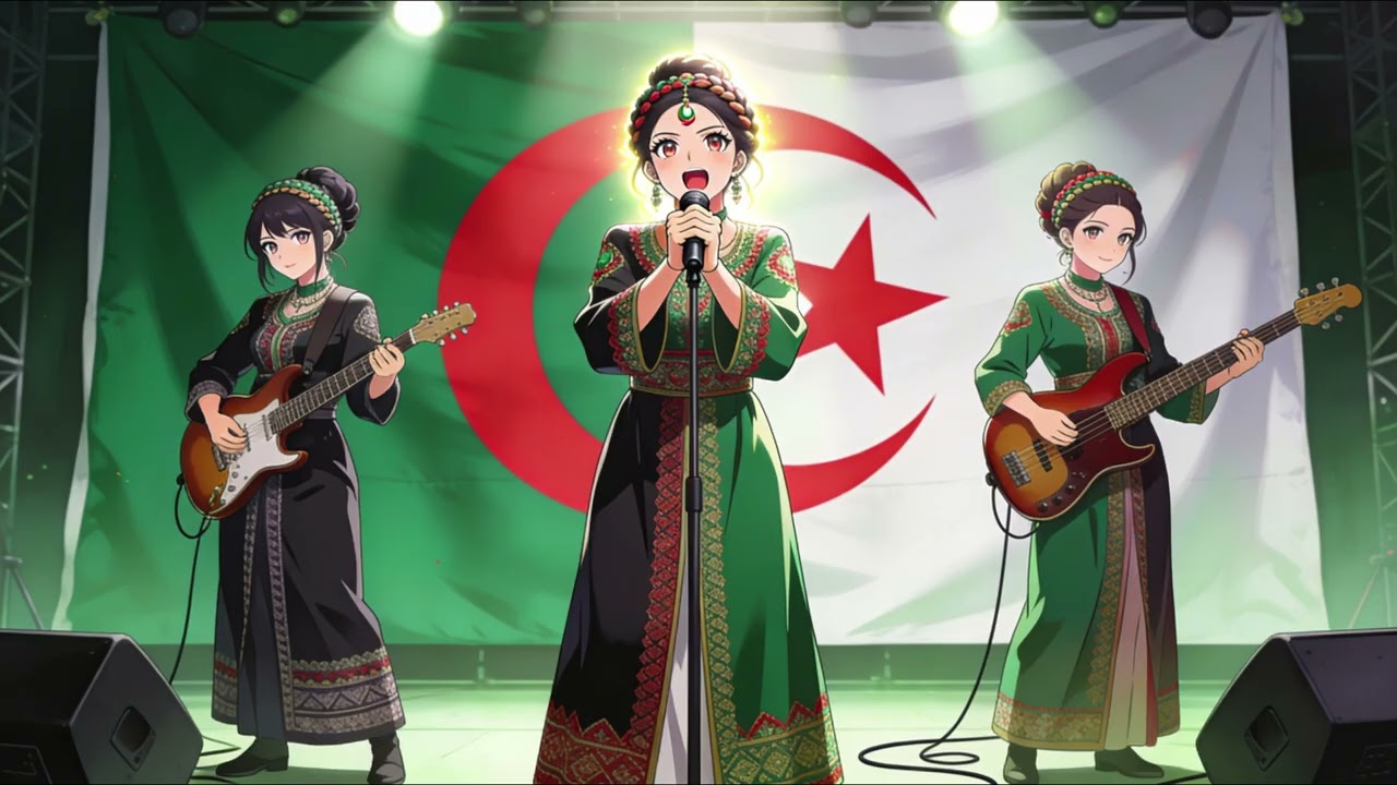 Algerian Anthem “Kassaman” | Metal Rock Version | Live Stage Style
