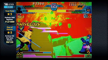 Marvel vs Capcom 1 Gambit / Shadow Lady Gameplay