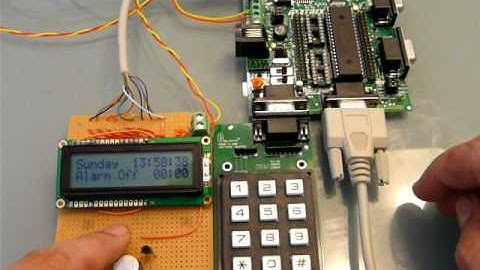 Alarm Clock PIC 16F877A E-Blocks