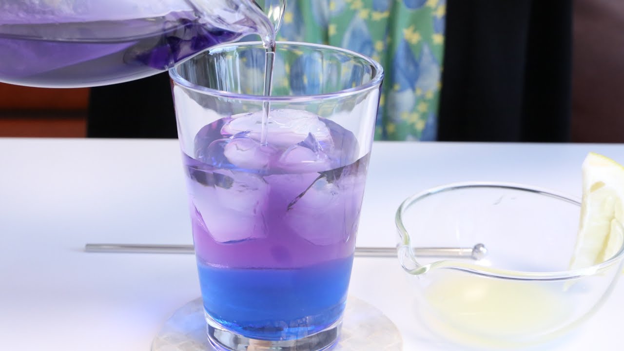 How To Make Color Changing Tea Experimental Drink Youtube