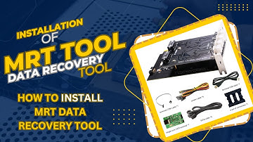 MRT HARD DISK DATA RECOVERY TOOLS INSTALLATION GUIDE (ENGLISH)