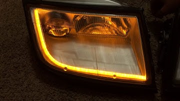 300zx headlights, custom DRL z32 retrofit lights 4