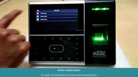 Uface302 How to Delete Admin Role