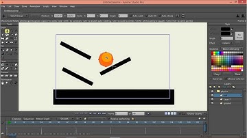Using physics in Anime Studio