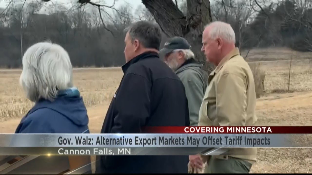 MN Gov. Walz discusses how alternative export markets may offset tariff impacts