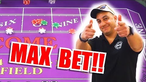 🔥MAX BET🔥 30 Roll Craps Challenge - WIN BIG or BUST #159