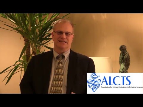 library jobs Why ALCTS? - Eric Childress, Consulting Project Manager