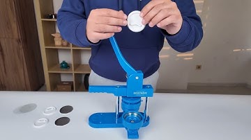 Nice2Have - Sliding Multi Mold Button Maker Machine - How to Make a Pinback Button