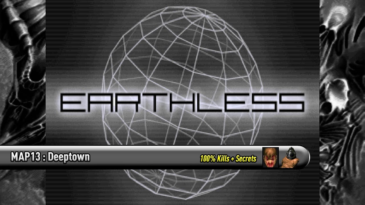 Doom II : Earthless - MAP13 : Deeptown