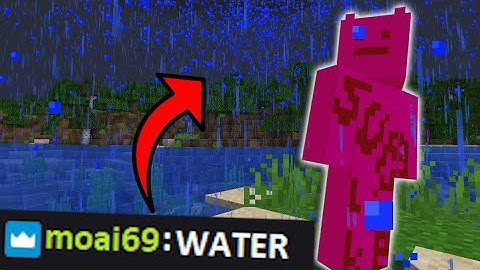 Minecraft, but if chat spells an Element it spawns...