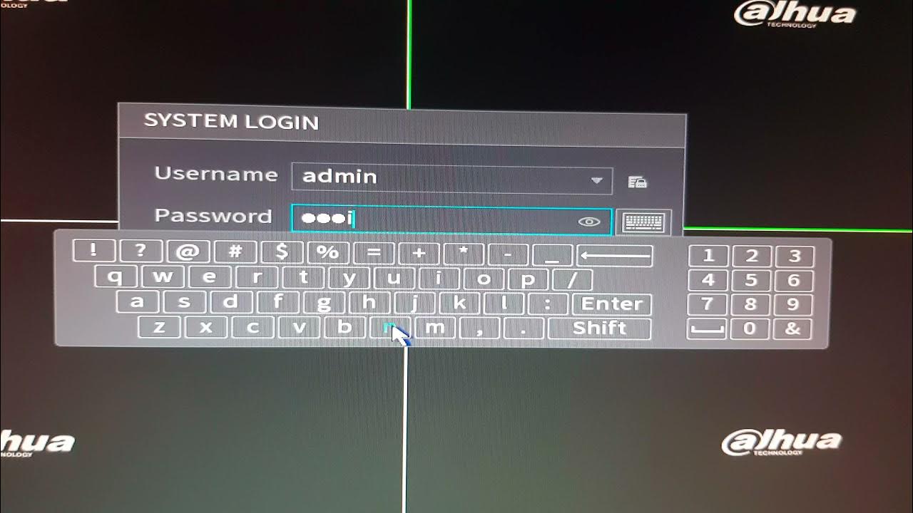 How to login to Dahua NVR GUI 4.0 YouTube