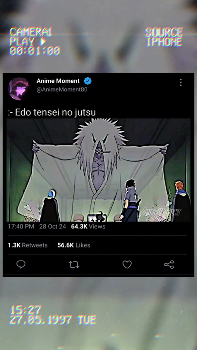 The moment of Edo tensei #anime #naruto #hokages #minato #hashirama #tobiramasenju #hiruzensarutobi