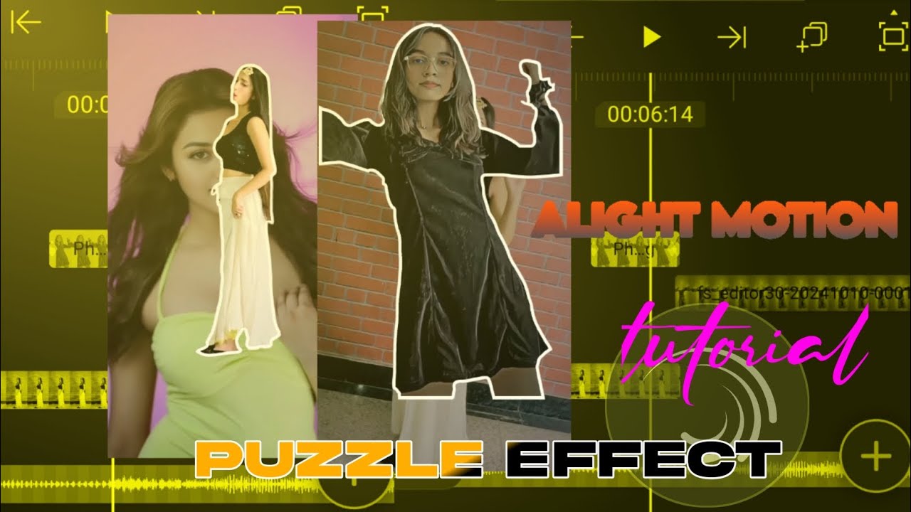 Alight Motion puzzle effects reels edit tutorial - YouTube