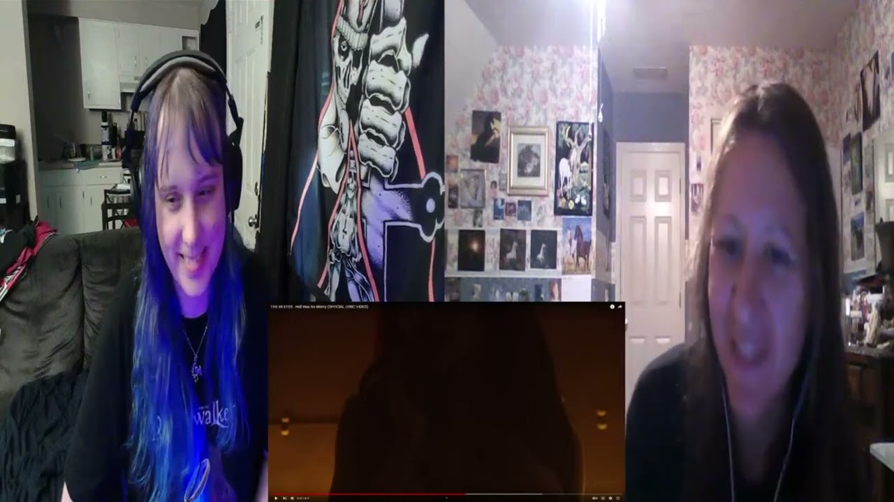 THE 69 EYES- "Hell Has No Mercy" Reaction (Live Stream Video) // Amber and Charisse React