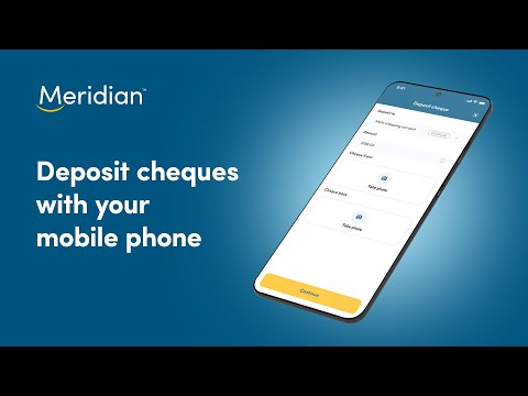 Deposit cheques with your mobile phone