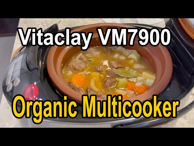 VITACLAY VM7900 SMART ORGANIC MULTI-COOKER - A RICE COOKER, A SLOW COOKER,  A DIGITAL STEAMER, PLUS A BONUS YOGURT MAKER