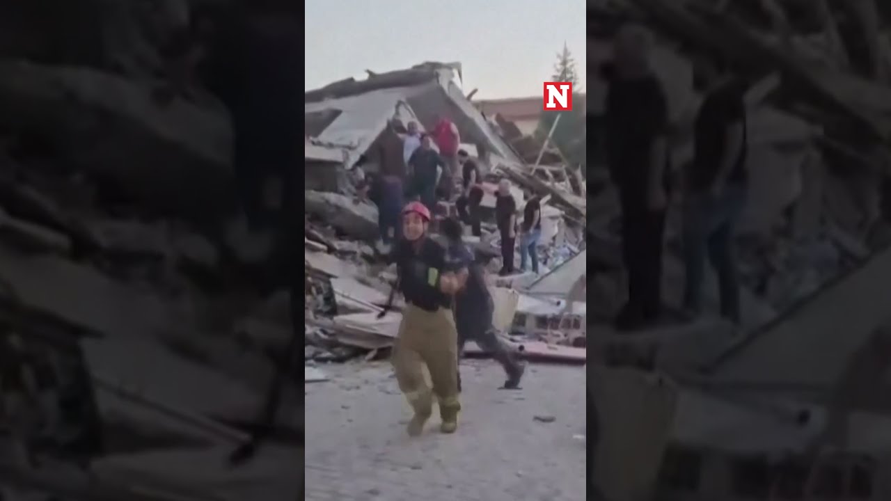 Buildings Collapse After Powerful Earthquake Hits Turkey