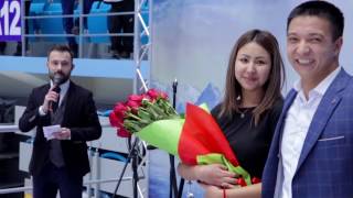 Свадебное предложение на матче Свадебное предложение на матче