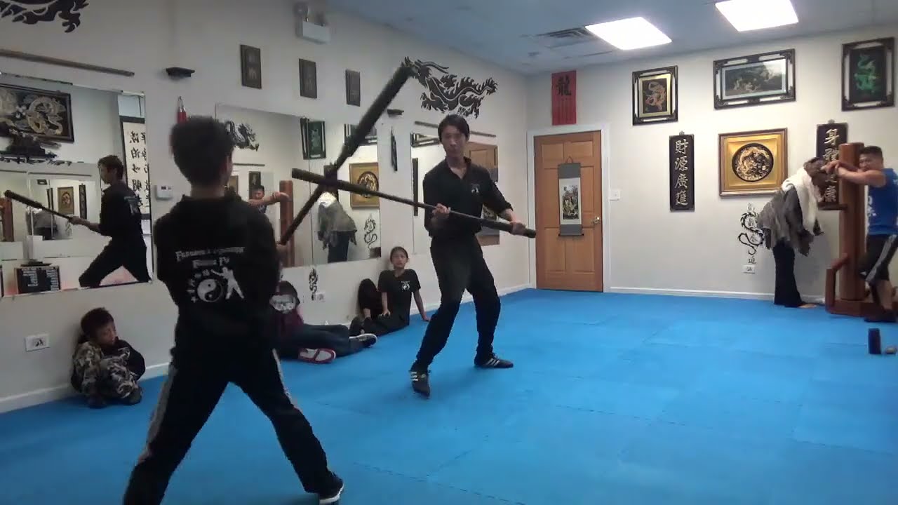 Kung Fu Bo Staff Sparring YouTube