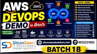 AWS Devops DEMO inTelugu |SD|silicondawnitsolutions.com|9032231692