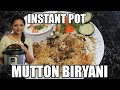 Instant Pot Mutton Biryani | Hyderabadi Dum Biryani | Pressure Cooker Mutton Biryani