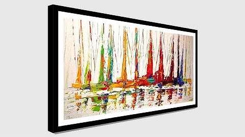 Modern Art Poster on Photographic Paper - Clear Sail - Art by Osnat