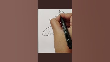 How to Draw a Cucumber For Beginners #easy #art #drawing #youtubeshorts #shorts #viral #cucumber