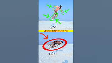 Common Sideflip Error You Must Avoid #sideflip #Tutorial #backflip @surajindianflipper