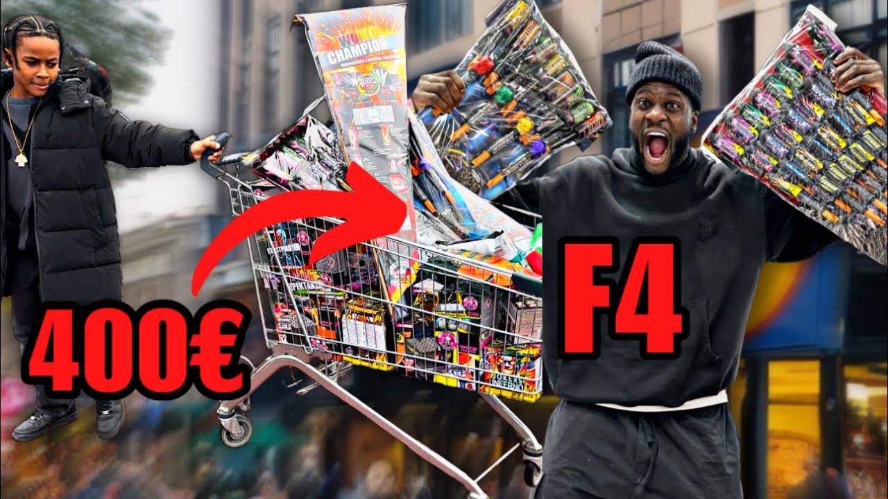 XXL 400€ FEUERWERK anzündet bevor DAS JAHR 2025 zu ENDE ist 🧨