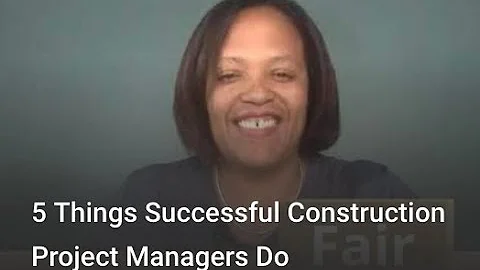 5 Things Successful Construction Project Managers Do