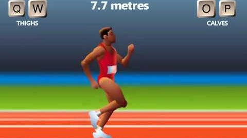 My Best QWOP Run So Far (48.7 Meters)
